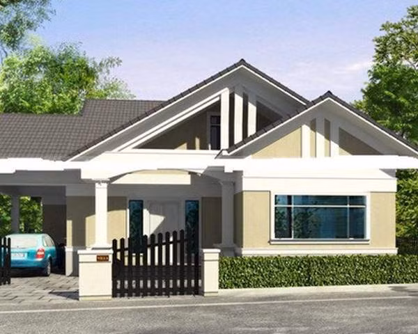 ve dep gay sot cua cac mau nha cap 4 gia re kieu moi co 4 phong ngu - 7