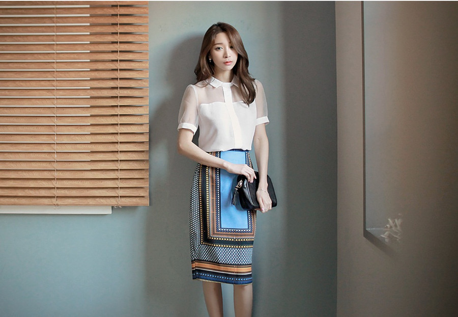 10 set đồ công sở hè đẹp miễn chê với chân váy bút chì ảnh 9 10 set đồ công sở hè đẹp miễn chê với chân váy bút chì