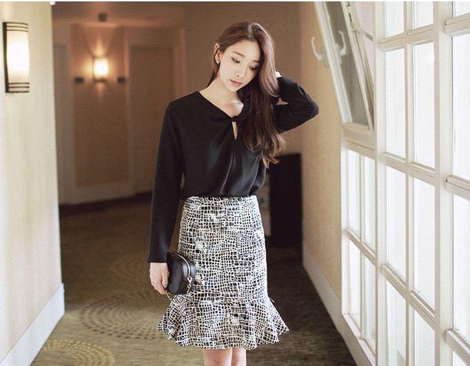 10 set đồ công sở hè đẹp miễn chê với chân váy bút chì ảnh 4 10 set đồ công sở hè đẹp miễn chê với chân váy bút chì