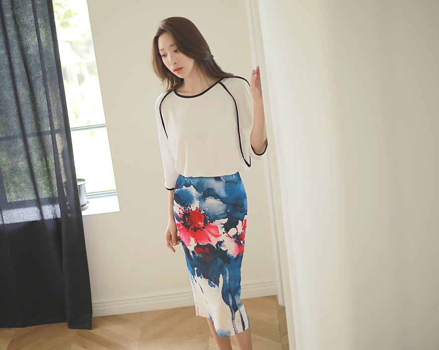 10 set đồ công sở hè đẹp miễn chê với chân váy bút chì ảnh 8 10 set đồ công sở hè đẹp miễn chê với chân váy bút chì