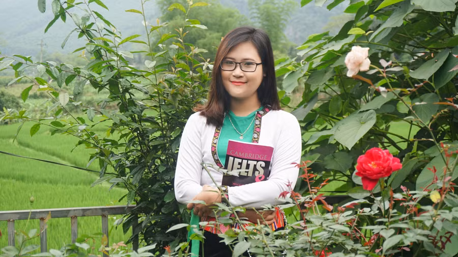 Cô giáo Hà Ánh Phượng. (Ảnh: NVCC)