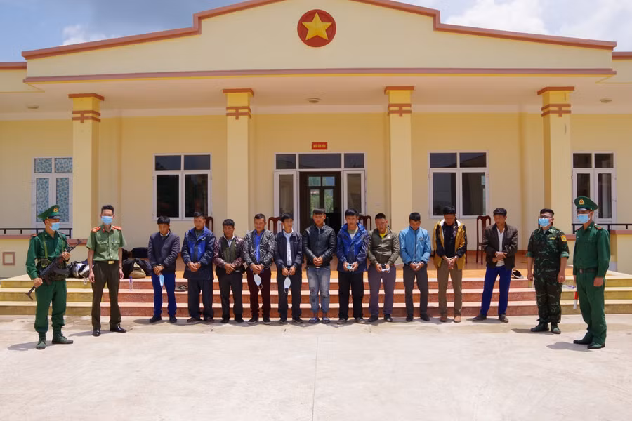 Các đối tượng bị ngăn chặn, bắt giữ kịp thời trước khi vượt biên
