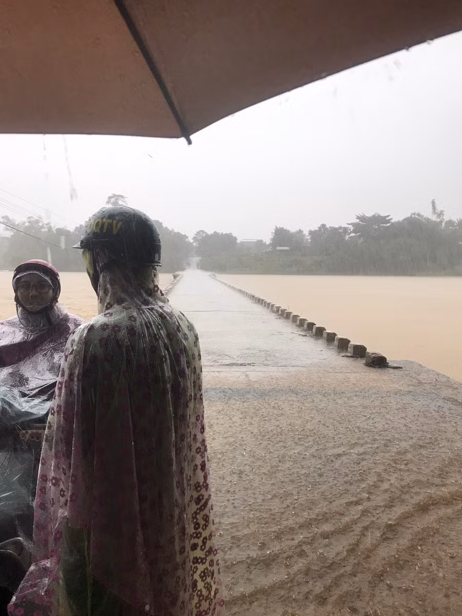 Nước trên các sông đang lên