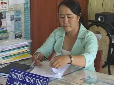 Cô giáo của học trò nghèo