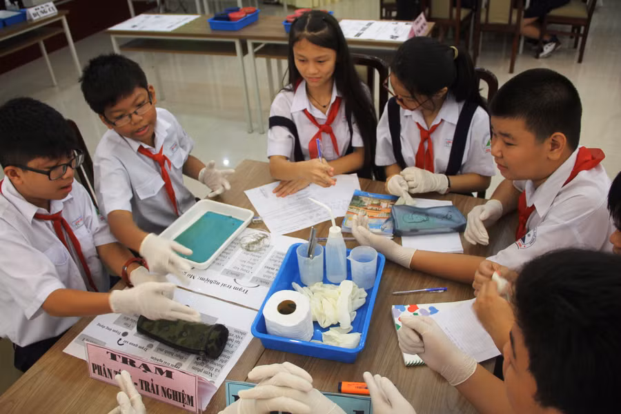 Thực hành môn Sinh học của HS bậc THCS