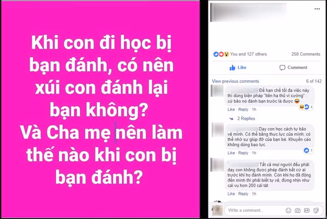 Con bị đánh có nên xúi con đánh lại bạn không? - Ảnh 1.