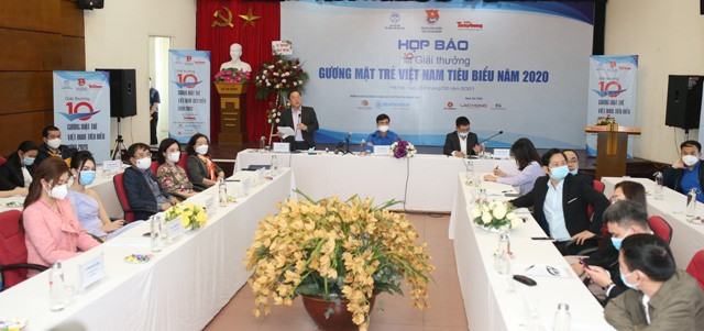 T.Ư Đoàn tổ chức họp báo công bố 20 đề cử Gương mặt trẻ Việt Nam tiêu biểu năm 2020.
