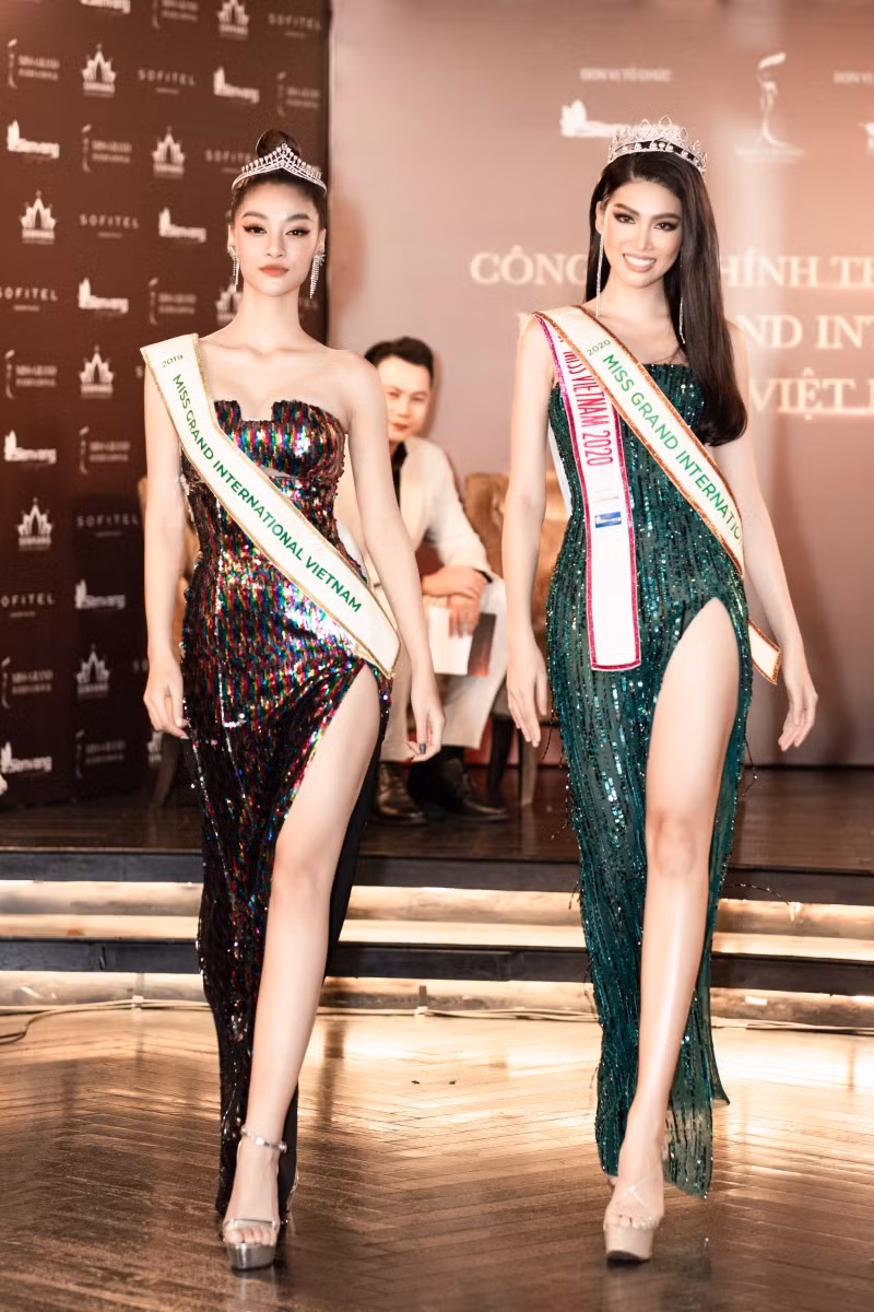 Á hậu Ngọc Thảo và Á hậu Kiều Loan "song kiếm hợp bích".