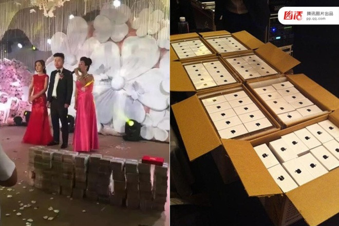 Những đám cưới lóa mắt vì... vàng ảnh 7 Những đám cưới lóa mắt vì... vàng ảnh 7