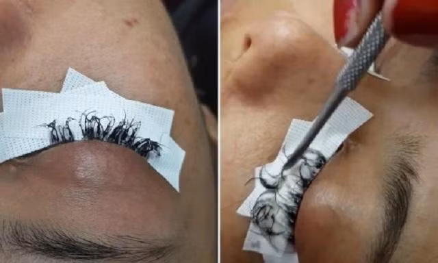 Xem xong loạt ảnh này, còn ai dám đi nối mi?