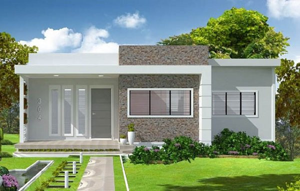 Những mẫu thiết kế nhà cấp 4 mái bằng 2-3 phòng ngủ, nhà đông người nên xây ảnh 7 nhung mau thiet ke nha cap 4 mai bang 2-3 phong ngu, nha dong nguoi nen xay - 8