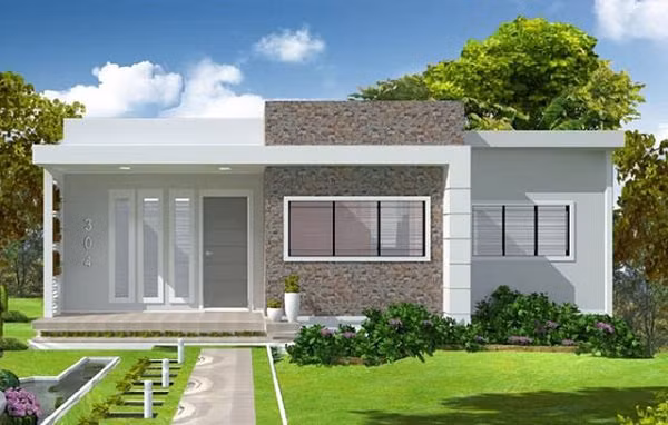 nhung mau thiet ke nha cap 4 mai bang 2-3 phong ngu, nha dong nguoi nen xay - 8