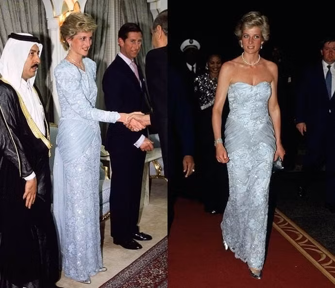 Công nương Diana tái chế đồ cũ tuyệt đỉnh như này đúng là không hổ danh biểu tượng thời trang huyền thoại