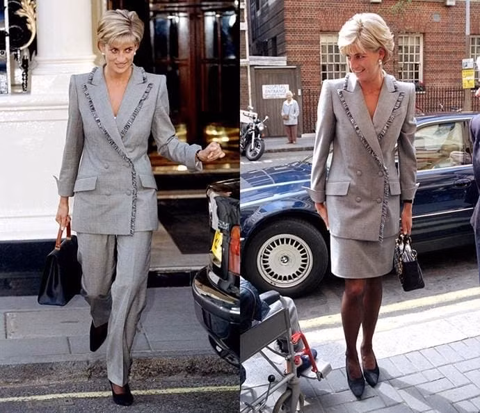 Công nương Diana tái chế đồ cũ tuyệt đỉnh như này đúng là không hổ danh biểu tượng thời trang huyền thoại