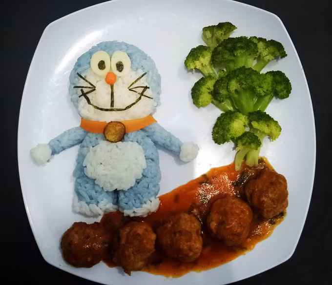 Tạo hình với nhiều nhân vật hoạt hình yêu thích của các bé