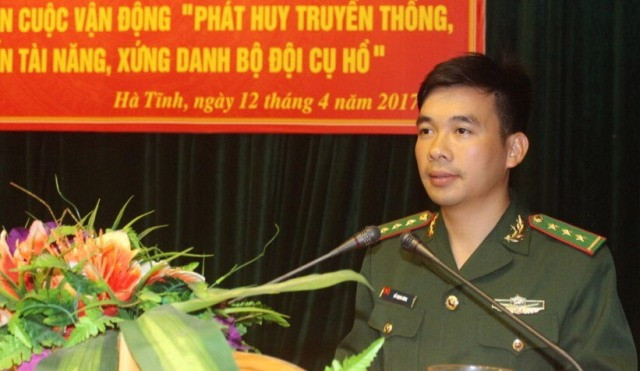 Thượng úy Đỗ Mạnh Hùng.