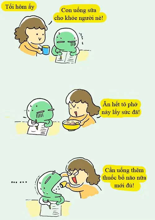 ảnh ôn thi của sĩ tử