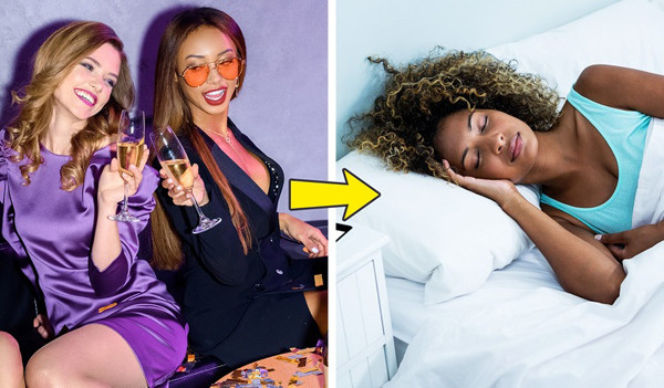 Đi ngủ trước 12 giờ Các nhà nghiên cứu đều thống nhất rằng, khoảng thời gian từ 11 giờ đêm đến 3 giờ sáng là lúc làn da được tái tạo và phục hồi. Đó là lý do vì sao bạn nên đi ngủ vào lúc 11 giờ hoặc sớm hơn càng tốt và ngủ đủ 7 - 8 tiếng mỗi đêm. Thiếu ngủ mãn tính không chỉ khiến bạn thấy mệt mỏi và còn thực sự làm bạn già đi. Nghiên cứu của Đại học Y Harvard cũng chỉ ra rằng, những người ngủ nhiều hơn 7 tiếng mỗi đêm có chỉ số huyết áp ổn định hơn, giảm nguy cơ đau tim, đột quỵ. Đi ngủ trước 12 giờ Các nhà nghiên cứu đều thống nhất rằng, khoảng thời gian từ 11 giờ đêm đến 3 giờ sáng là lúc làn da được tái tạo và phục hồi. Đó là lý do vì sao bạn nên đi ngủ vào lúc 11 giờ hoặc sớm hơn càng tốt và ngủ đủ 7 - 8 tiếng mỗi đêm. Thiếu ngủ mãn tính không chỉ khiến bạn thấy mệt mỏi và còn thực sự làm bạn già đi. Nghiên cứu của Đại học Y Harvard cũng chỉ ra rằng, những người ngủ nhiều hơn 7 tiếng mỗi đêm có chỉ số huyết áp ổn định hơn, giảm nguy cơ đau tim, đột quỵ.