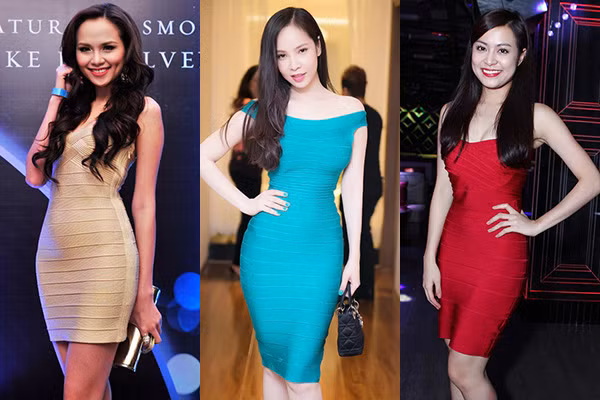 Ở Việt Nam, váy băng quấn "huyền thoại" đã được ưa chuộng từ 3-4 năm về trước, tuy nhiên cũng chỉ có các người mẫu hay những ngôi sao có đường cong sexy mới dám mặc. Ở Việt Nam, váy băng quấn huyền thoại đã được ưa chuộng từ 3-4 năm về trước, tuy nhiên cũng chỉ có các người mẫu hay những ngôi sao có đường cong sexy mới dám mặc.