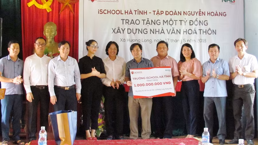 NHG trao tặng 1 tỷ đồng xây dựng nhà văn hóa thôn