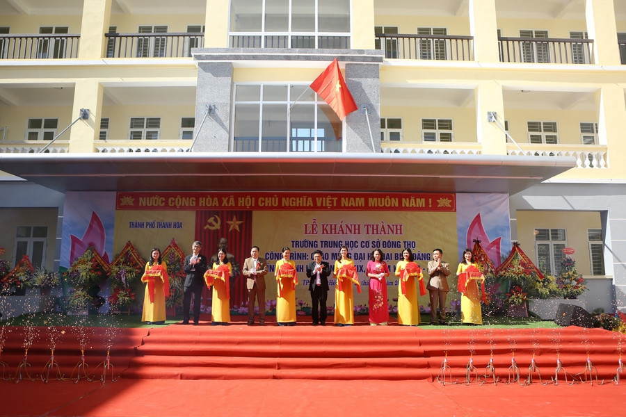 Trường THCS Đông Thọ (Thanh Hóa): Vượt qua khó khăn, đạt được những tiến bộ toàn diện