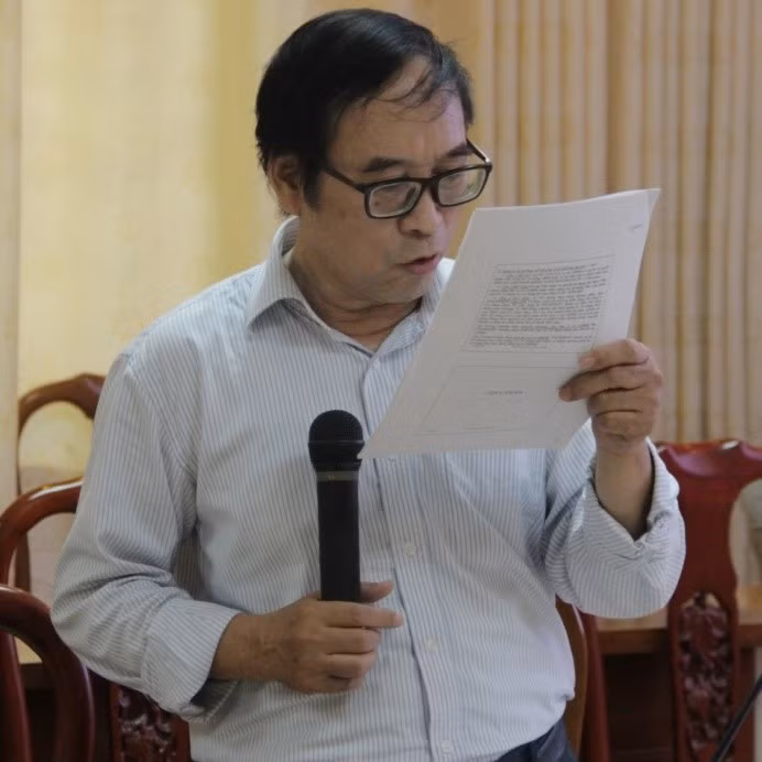 PGS.TS. Hoàng Phước Hiệp – Chủ nhiệm Khoa Luật Kinh tế, Trường ĐH Kinh doanh và Công nghệ Hà Nội trình bày những nội dung cơ bản của Luật GDĐH 2018 tại Hội nghị.