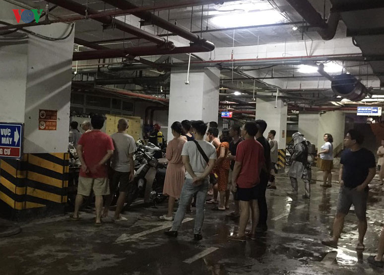 cháy tại tầm hầm chung cư cao cấp hapulico, người dân bị bưng bít thông tin? hình 5 chay tai tam ham chung cu cao cap hapulico, nguoi dan bi bung bit thong tin? hinh 5