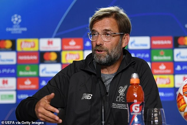 Huấn luyện viên Jurgen Klopp Ảnh UEFA