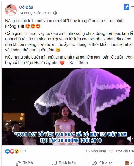 Lễ cưới voan bay cổ tích khiến chị em mơ ước cưới lại lần nữa - Ảnh 3.