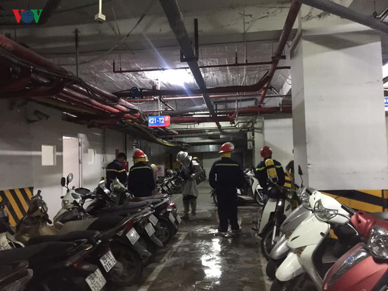 cháy tại tầm hầm chung cư cao cấp hapulico, người dân bị bưng bít thông tin? hình 2 chay tai tam ham chung cu cao cap hapulico, nguoi dan bi bung bit thong tin? hinh 2