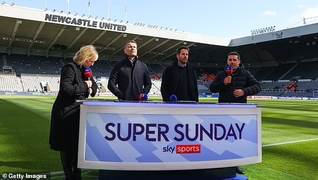 Sky Sports trong một buổi phân tích trước trận đấu.