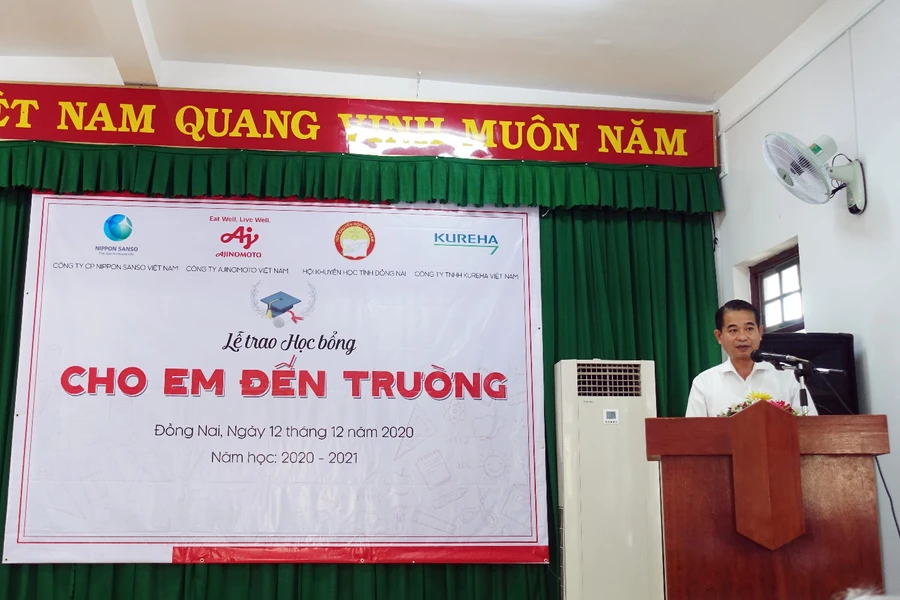 Ông Thái Bảo – Phó Chủ tịch UBND tỉnh Đồng Nai phát biểu tại buổi lễ.