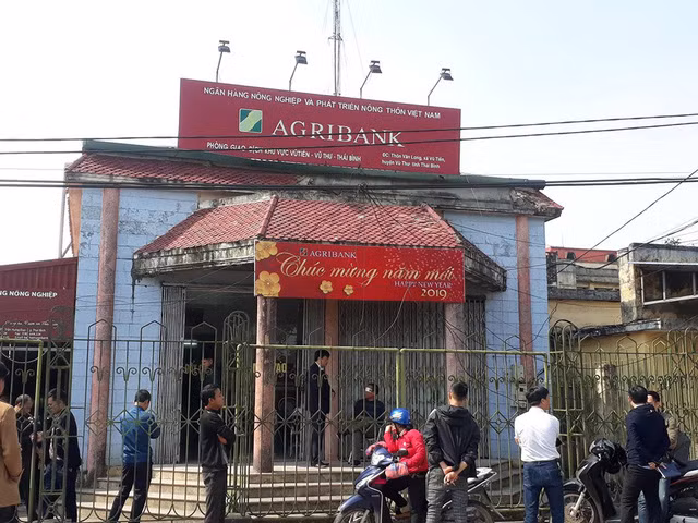 Khu vực phòng giao dịch Ngân hàng Agribank Chi nhành Vũ Tiến