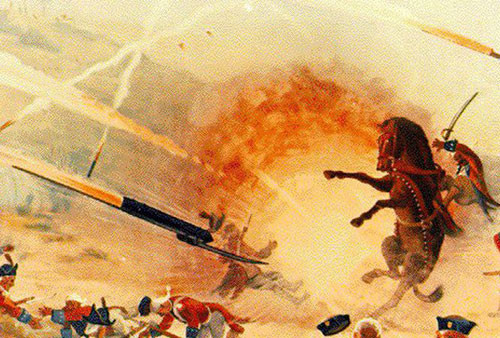 Hỏa tiễn Mysorean từng gieo rắc kinh hoàng cho quân đội thực dân Anh. Ảnh: History.