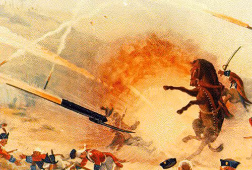 Hỏa tiễn Mysorean từng gieo rắc kinh hoàng cho quân đội thực dân Anh. Ảnh: History.