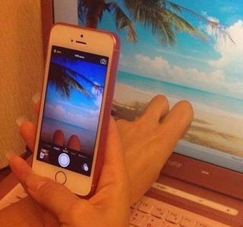 Nghệ thuật sống ảo.