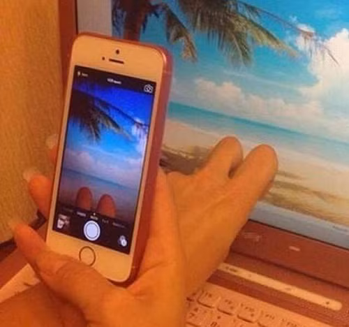 Nghệ thuật sống ảo.