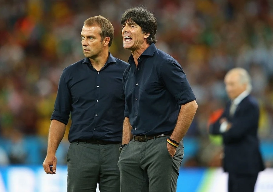 Hansi Flick là trợ lý của Joachim Low ở VCK World Cup 2014.