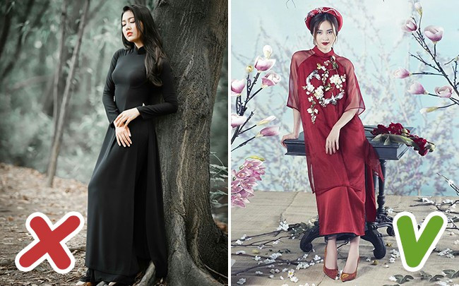 5 lỗi mặc áo dài mà chị em cần tránh để không bị mất điểm thanh lịch trong ngày Tết - Ảnh 5. 5 lỗi mặc áo dài mà chị em cần tránh để không bị mất điểm thanh lịch trong ngày Tết - Ảnh 5.