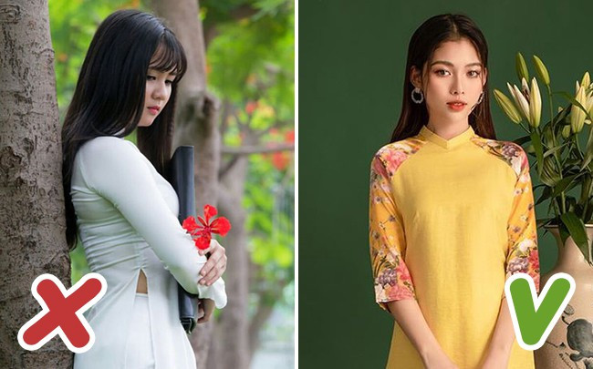 5 lỗi mặc áo dài mà chị em cần tránh để không bị mất điểm thanh lịch trong ngày Tết - Ảnh 3. 5 lỗi mặc áo dài mà chị em cần tránh để không bị mất điểm thanh lịch trong ngày Tết - Ảnh 3.
