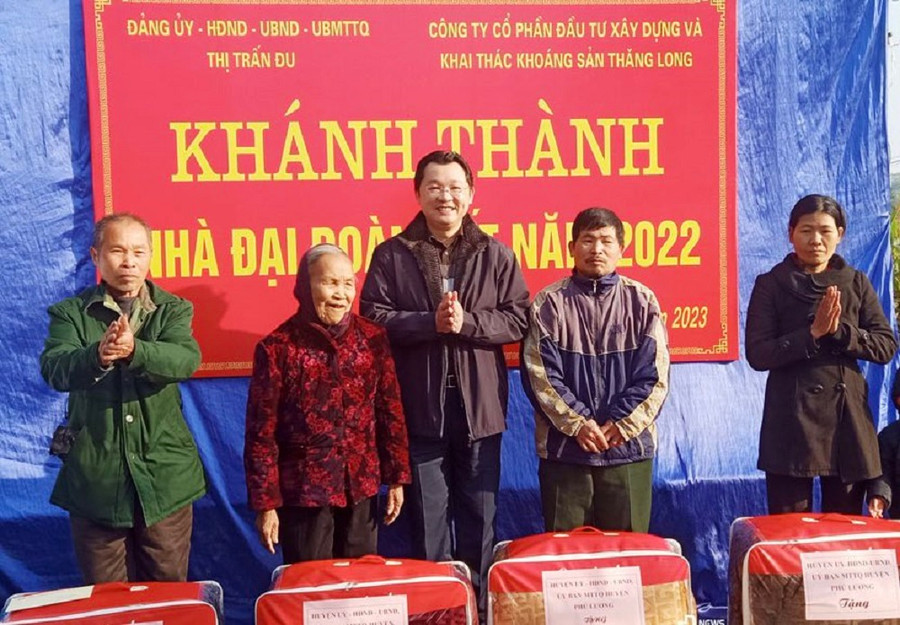 Trao nhà đại đoàn kết tại huyện Phú Lương, tỉnh Thái Nguyên Trao nhà đại đoàn kết tại huyện Phú Lương, tỉnh Thái Nguyên