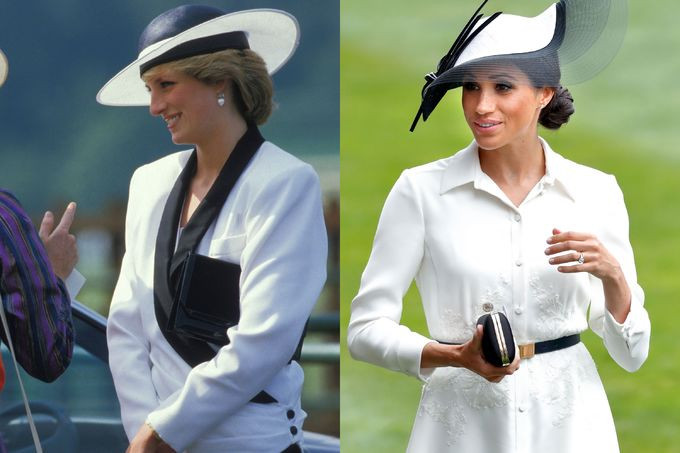 Công nương Meghan Markle nhiều lần mặc giống mẹ chồng ảnh 9 Công nương Meghan Markle nhiều lần mặc giống mẹ chồng