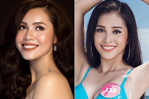 Loạt ảnh có nhiều nét giống nhau của Á hậu Hoàng My (trái) và Hoa hậu Tiểu Vy (phải) Loạt ảnh có nhiều nét giống nhau của Á hậu Hoàng My (trái) và Hoa hậu Tiểu Vy (phải)