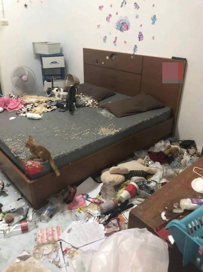 Gái xinh "bùng" tiền nhà, để lại căn phòng như bãi rác gây phẫn nộ hình ảnh 3 gai xinh "bung" tien nha, de lai can phong nhu bai rac gay phan no hinh anh 3