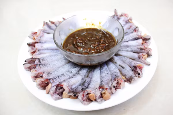 Cá bống dừa và tương hột