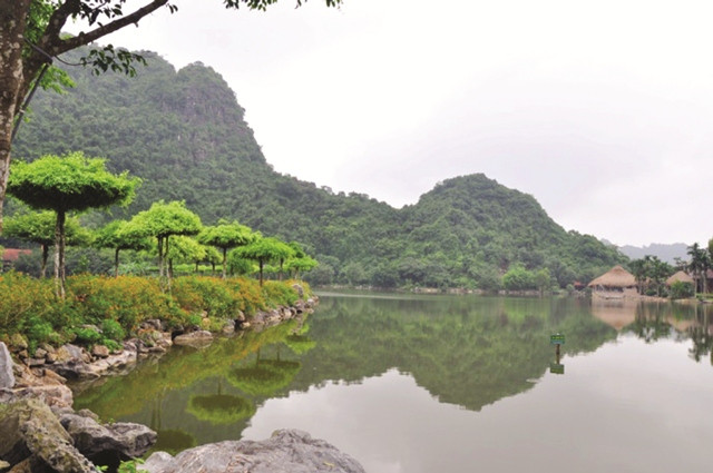 Thung Nham yên bình, xanh mướt