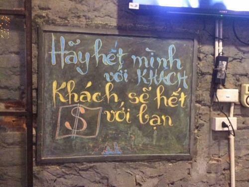 Châm ngôn của ngành dịch vụ. Châm ngôn của ngành dịch vụ.