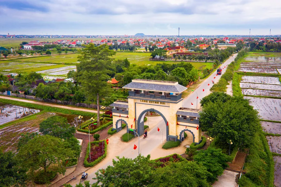 Xã Quỳnh Đôi là địa danh nổi tiếng, được mệnh danh là "làng khoa bảng" của Nghệ An. (Ảnh: Nhật Thanh)