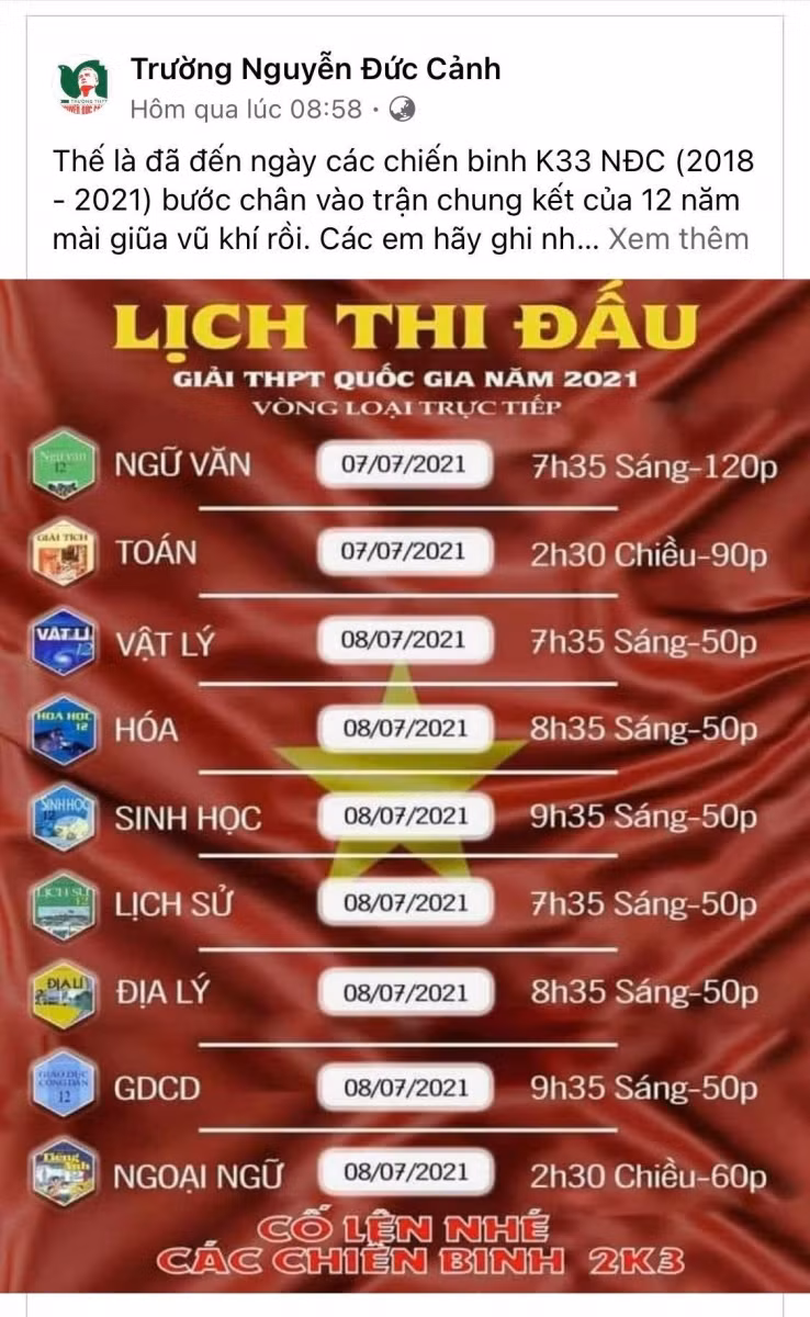 Lời nhắn nhủ hóm hỉnh dành cho các sĩ tử ảnh 1