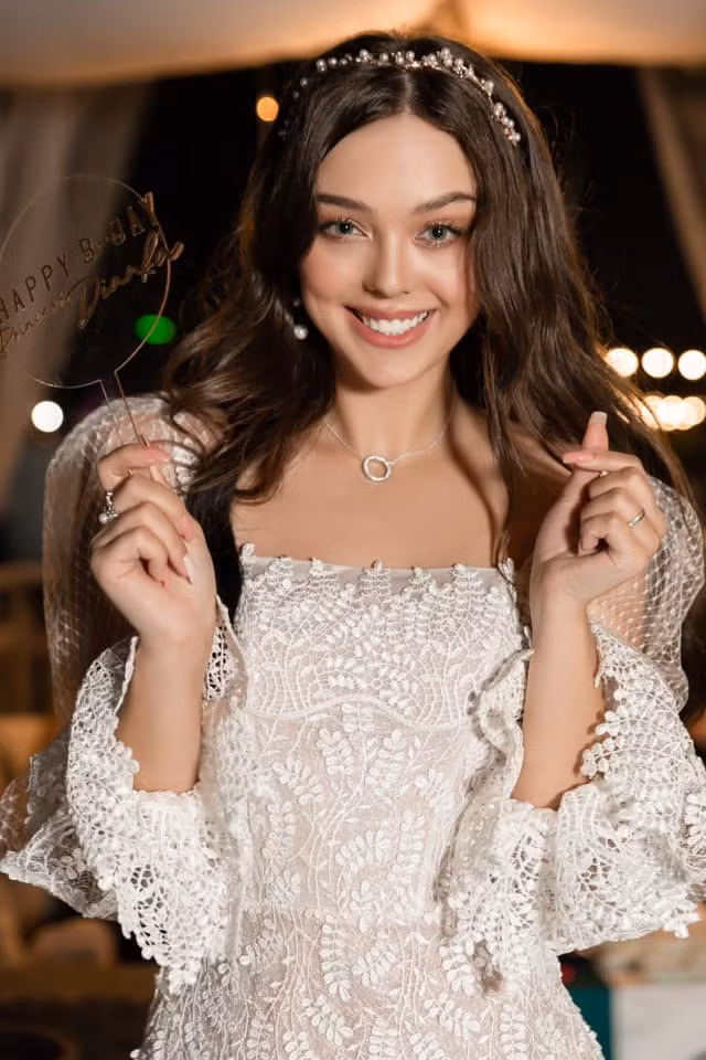 Nụ cười tỏa sáng.